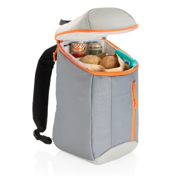  Hiking cooler backpack 10L - XD Collection Grey Orange