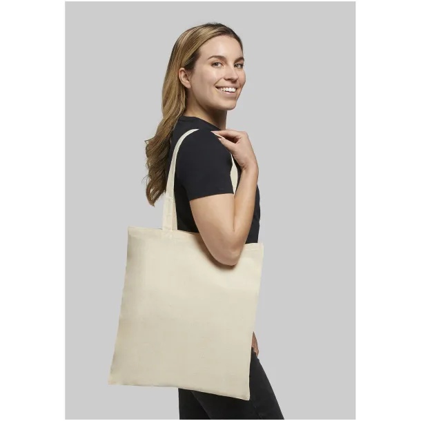 Madras 140 g/m² cotton tote bag Natural