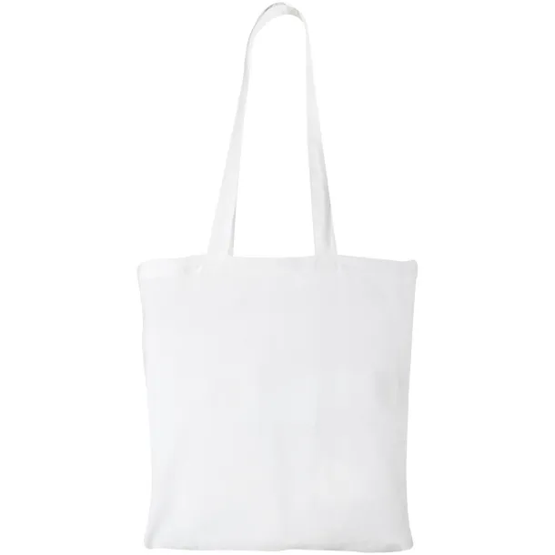 Madras 140 g/m² cotton tote bag - Unbranded White