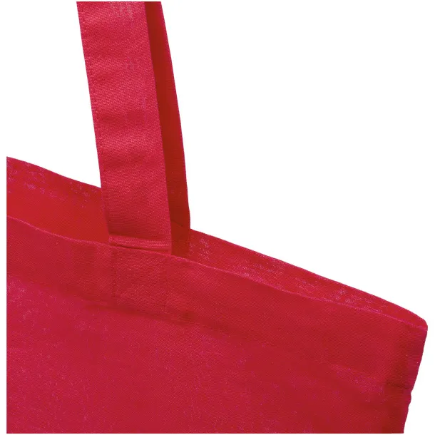 Madras 140 g/m² cotton tote bag Red