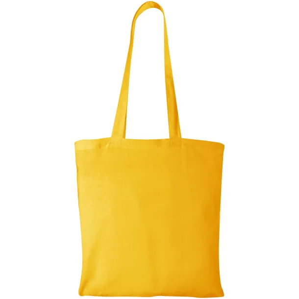 Madras 140 g/m² cotton tote bag - Unbranded Yellow