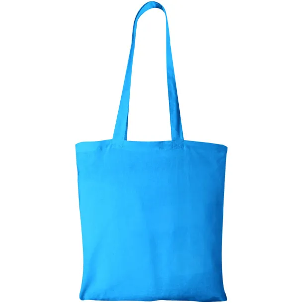 Madras 140 g/m² cotton tote bag Process blue