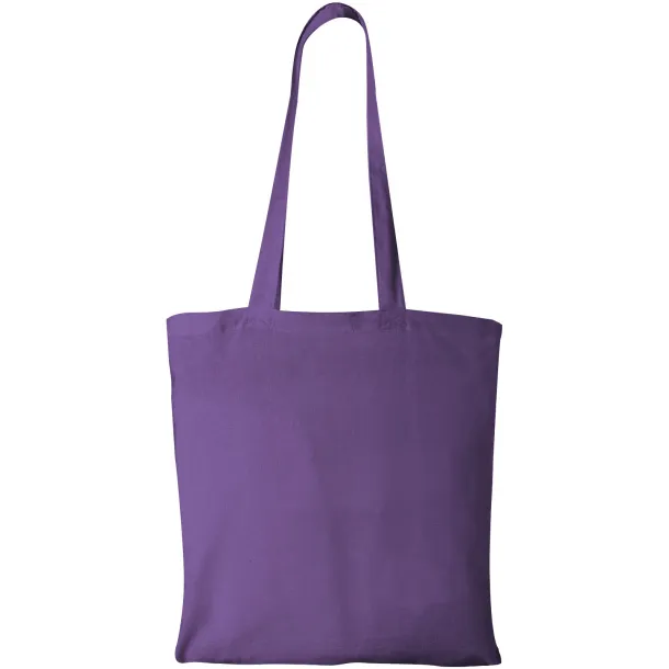 Madras 140 g/m² cotton tote bag Lavender