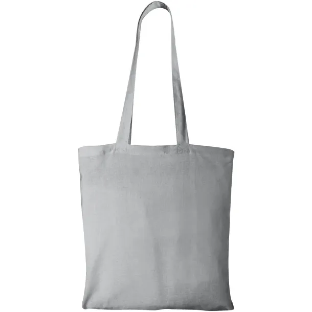 Madras 140 g/m² cotton tote bag Grey