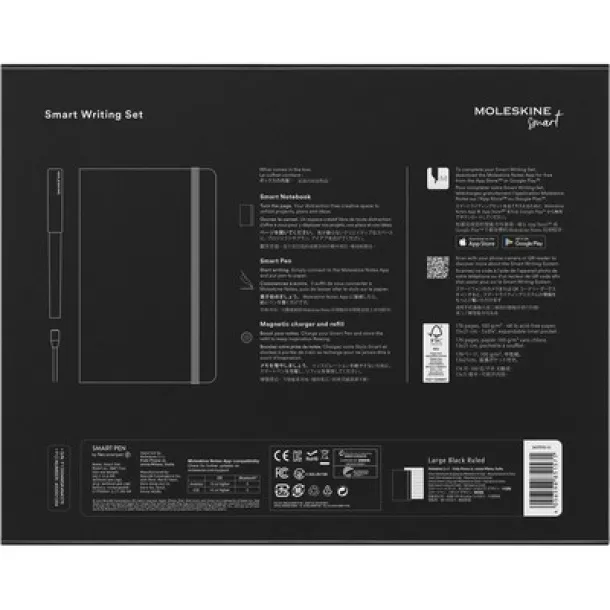  MOLESKINE Smart Writing Set 3 Crna