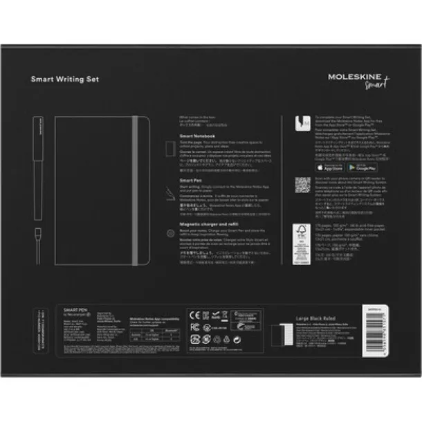  MOLESKINE pametni set za pisanje 3 Crna