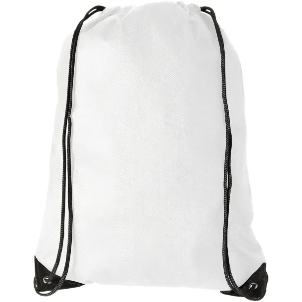 Evergreen non-woven drawstring backpack - Unbranded White