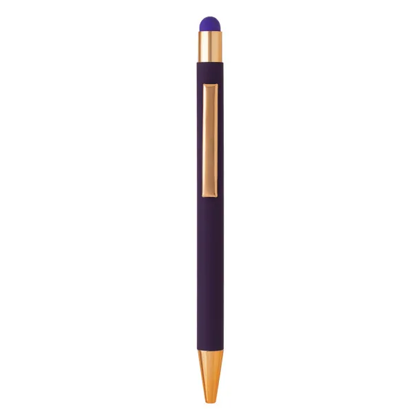 TITANIUM TOUCH GOLD Metal "touch" ball pen Purple