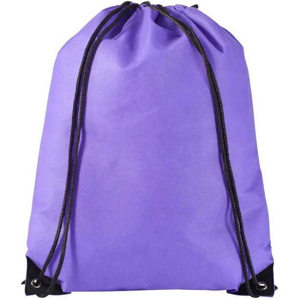 Evergreen non-woven drawstring backpack Lavender