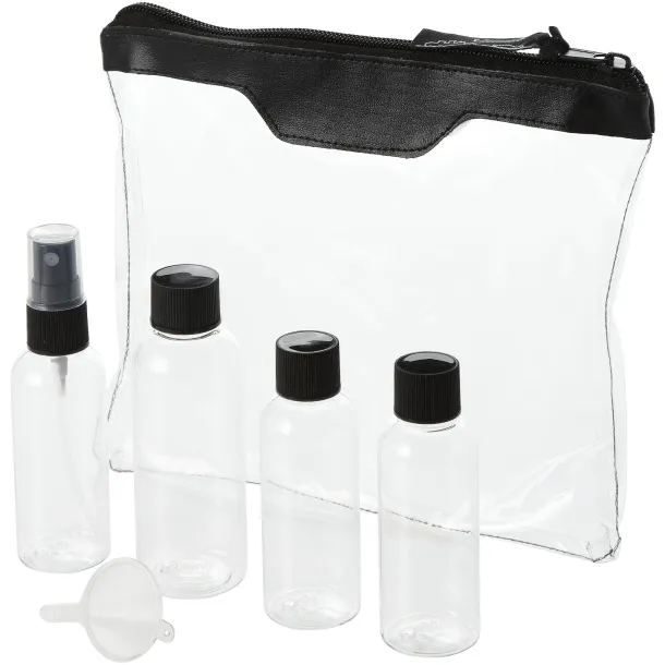 Munich airline approved travel bottle set Solid black