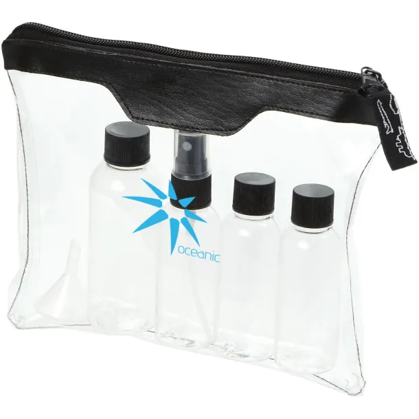 Munich airline approved travel bottle set Solid black