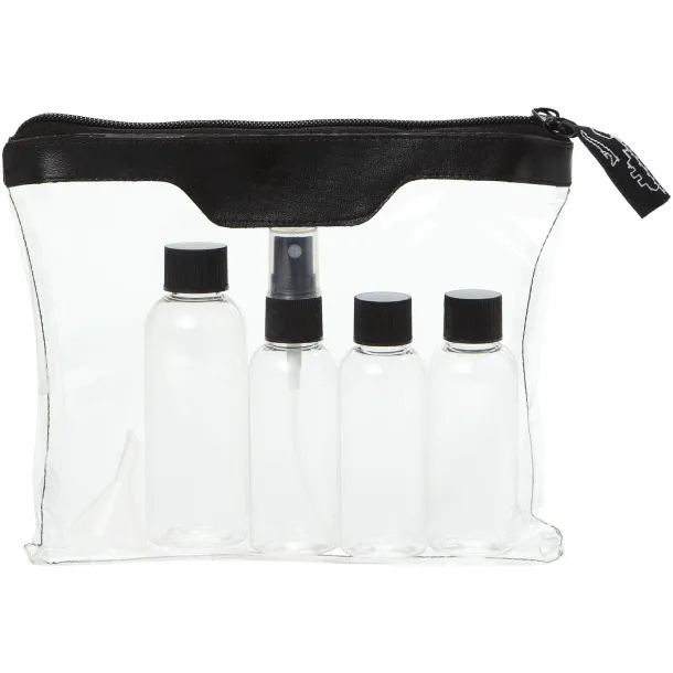 Munich airline approved travel bottle set Solid black