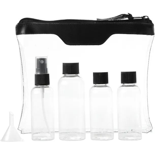 Munich airline approved travel bottle set Solid black