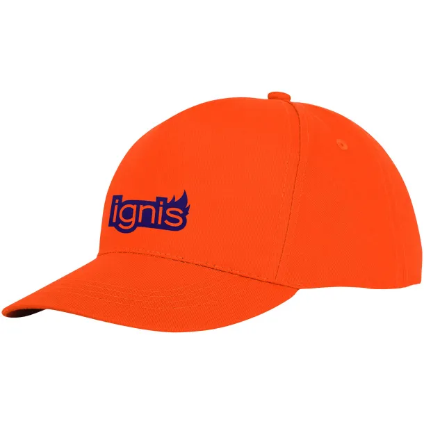 Hades 5 panel cap - Elevate Essentials Orange