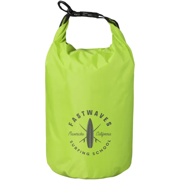 Survivor 5 litre waterproof roll-down bag Lime