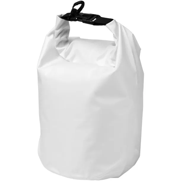 Survivor 5 litre waterproof roll-down bag - Unbranded White