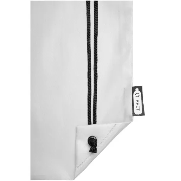 Oriole RPET drawstring backpack - Unbranded White