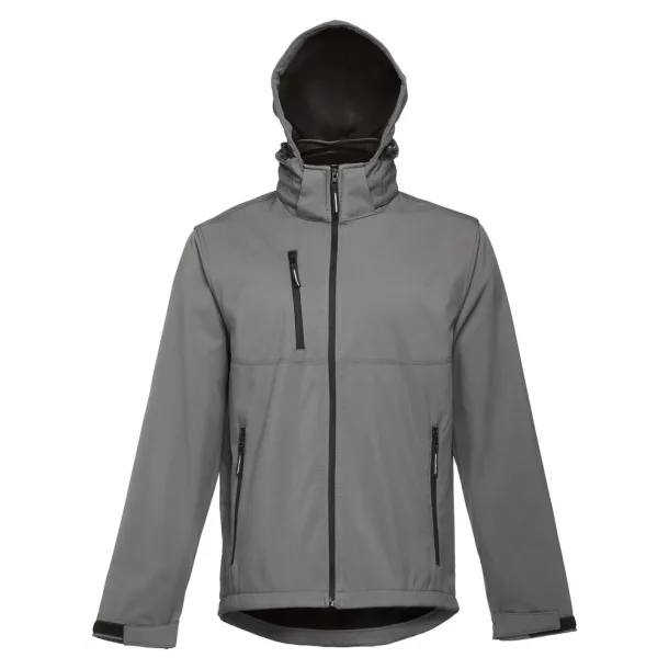 ZAGREB Men's softshell with removable hood