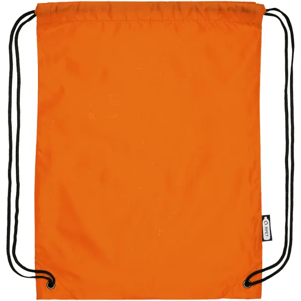 Oriole RPET drawstring backpack Orange