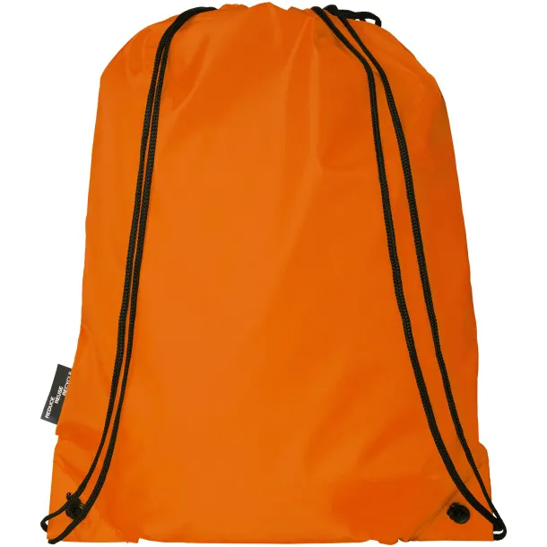 Oriole RPET drawstring backpack Orange