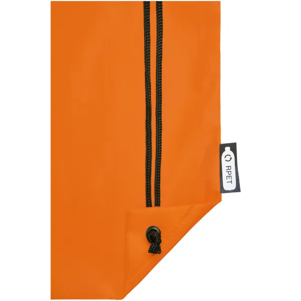 Oriole RPET drawstring backpack Orange