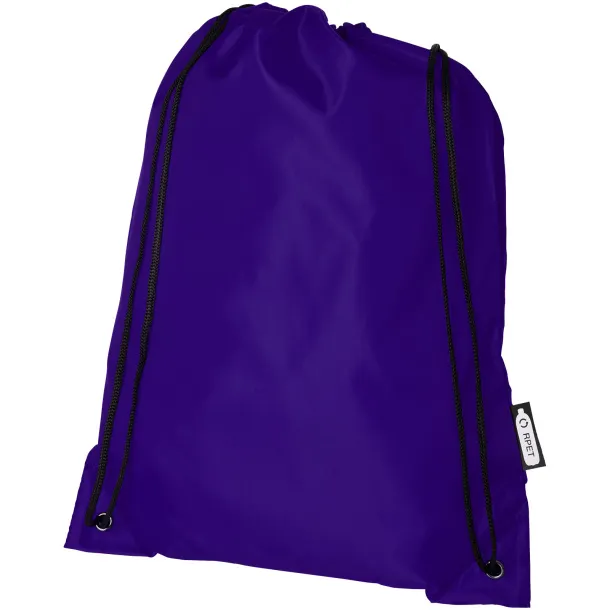 Oriole RPET drawstring backpack Purple