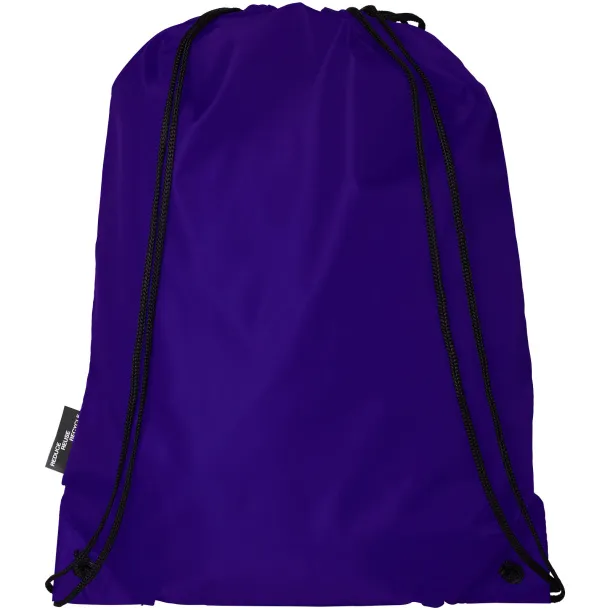 Oriole RPET drawstring backpack Purple