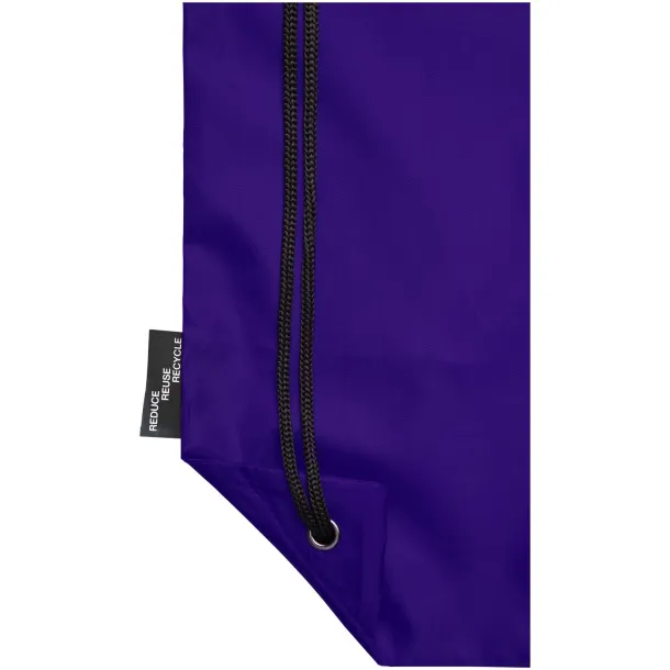 Oriole RPET drawstring backpack Purple