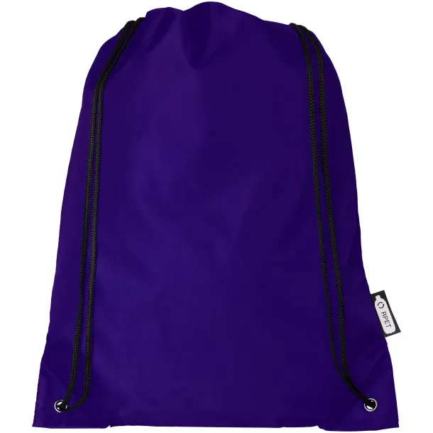 Oriole RPET drawstring backpack Purple