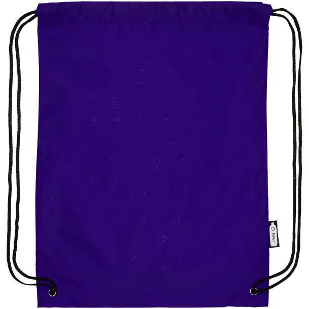 Oriole RPET drawstring backpack - Unbranded Purple