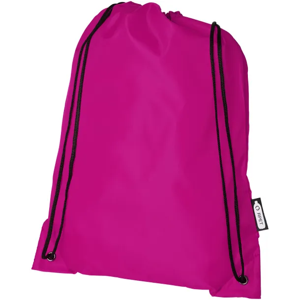 Oriole RPET drawstring backpack Magenta