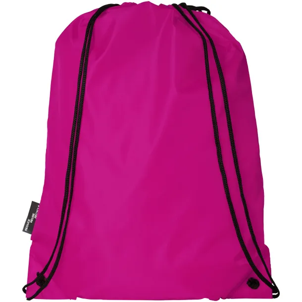 Oriole RPET drawstring backpack Magenta