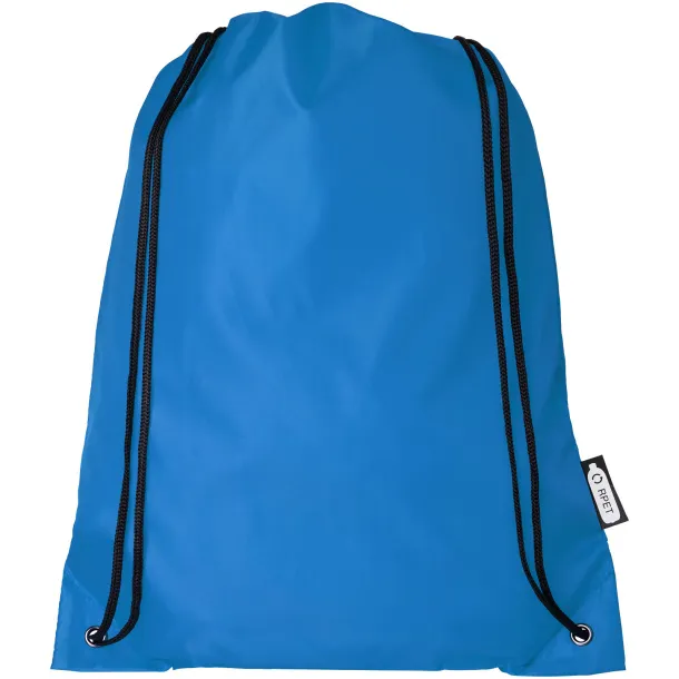 Oriole RPET drawstring backpack Process blue