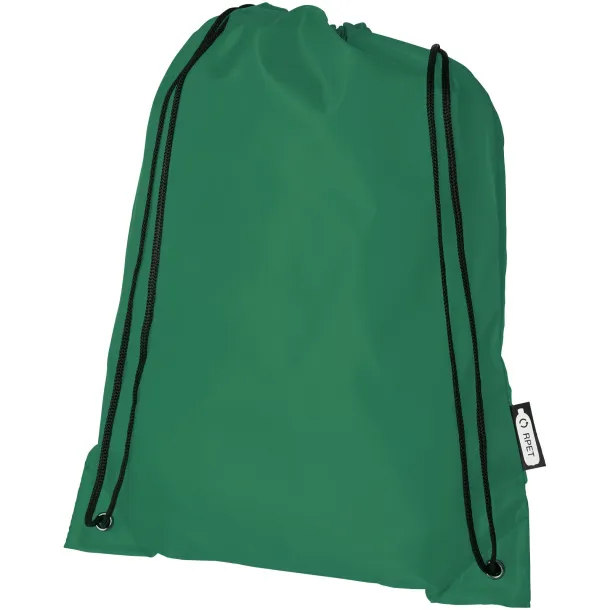 Oriole RPET drawstring backpack Green