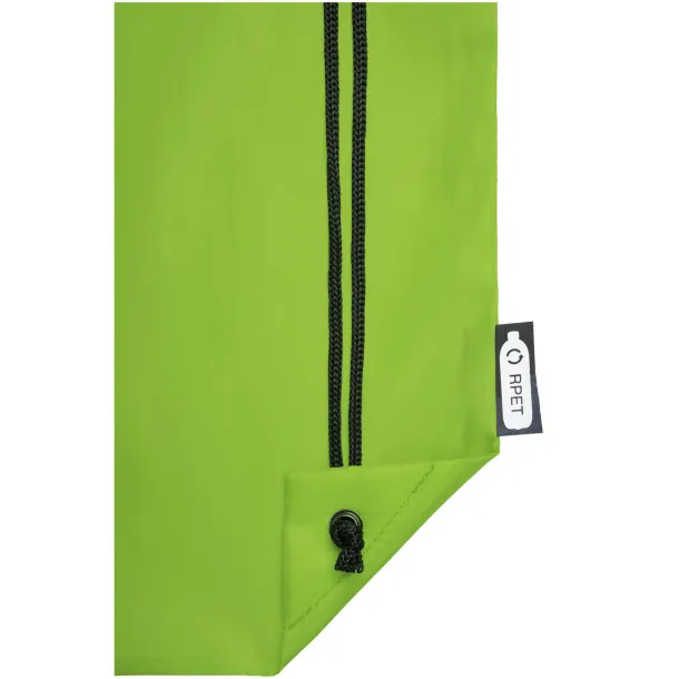 Oriole RPET drawstring backpack Lime