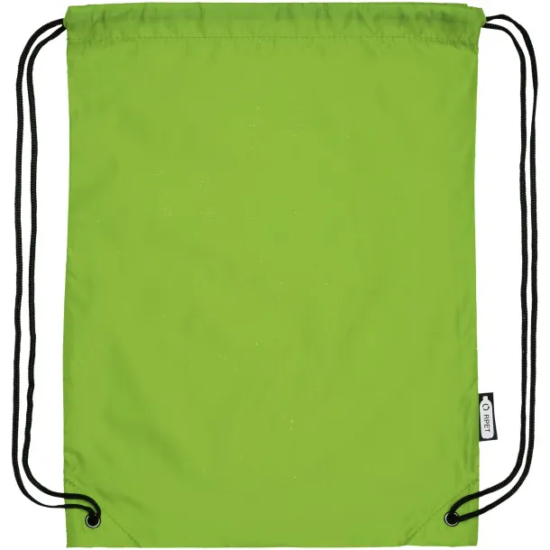 Oriole RPET drawstring backpack Lime