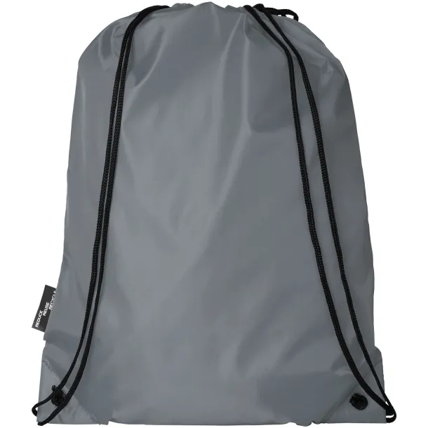 Oriole RPET drawstring backpack - Unbranded Grey