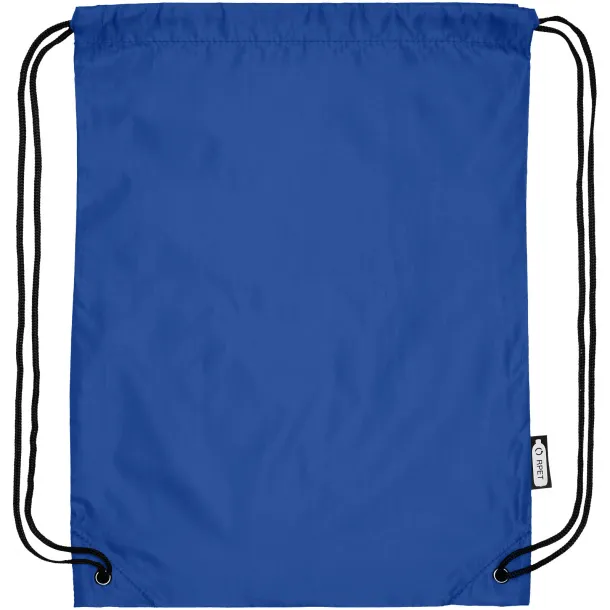 Oriole RPET drawstring backpack Royal blue