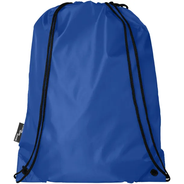 Oriole RPET drawstring backpack Royal blue