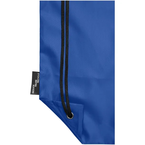 Oriole RPET drawstring backpack Royal blue