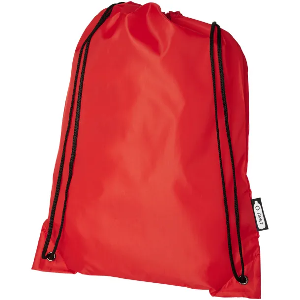 Oriole RPET drawstring backpack Red