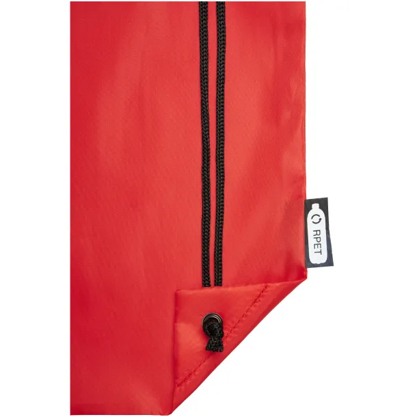 Oriole RPET drawstring backpack Red