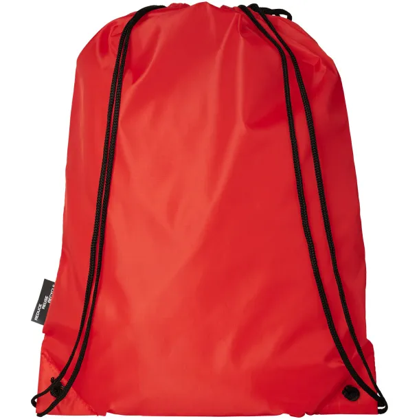 Oriole RPET drawstring backpack Red