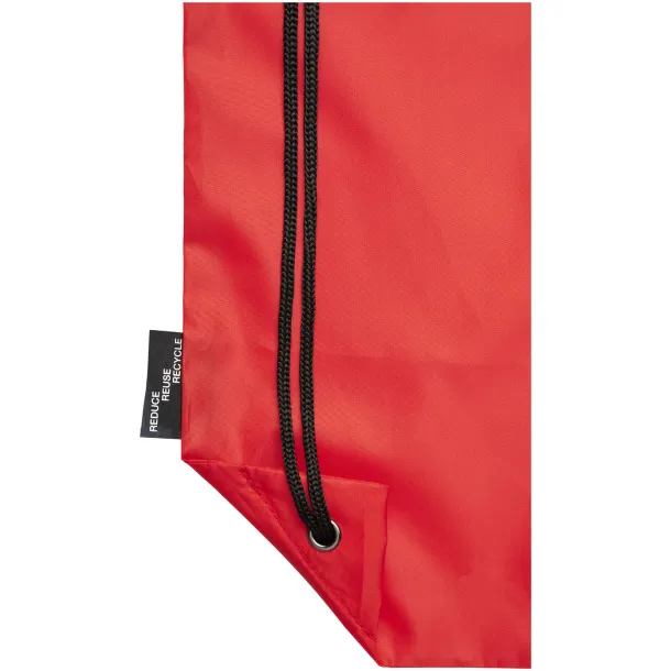 Oriole RPET drawstring backpack Red