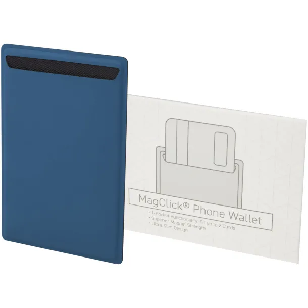 Magclick phone wallet Tech blue