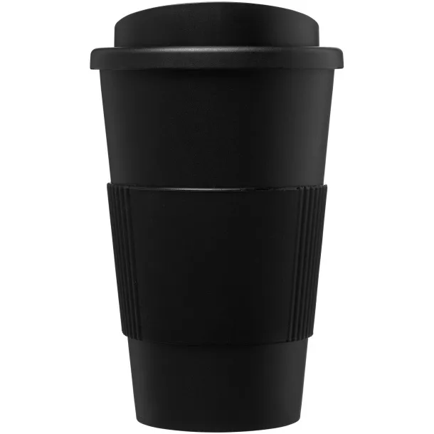 Americano® 350 ml insulated tumbler with grip Solid black