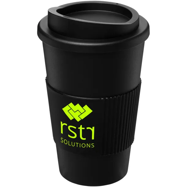 Americano® 350 ml insulated tumbler with grip Crna