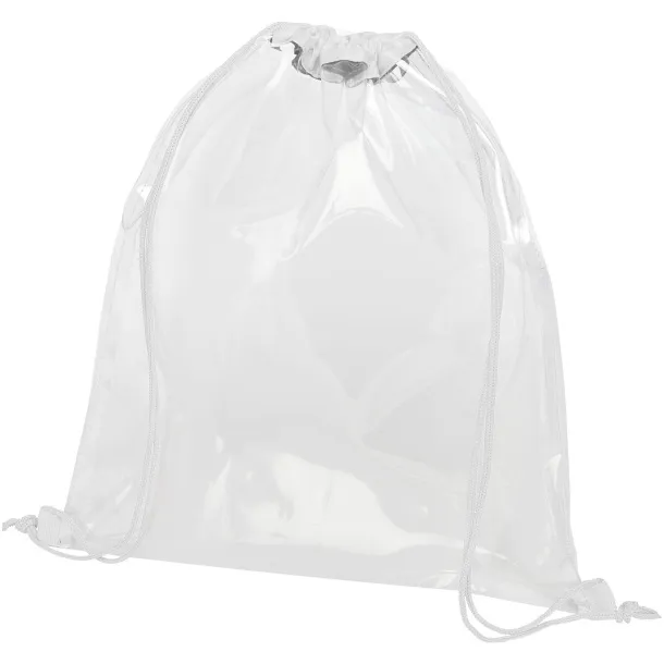 Lancaster transparent drawstring backpack - Unbranded White White