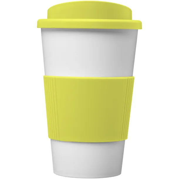 Americano® 350 ml insulated tumbler with grip - Unbranded White Lime