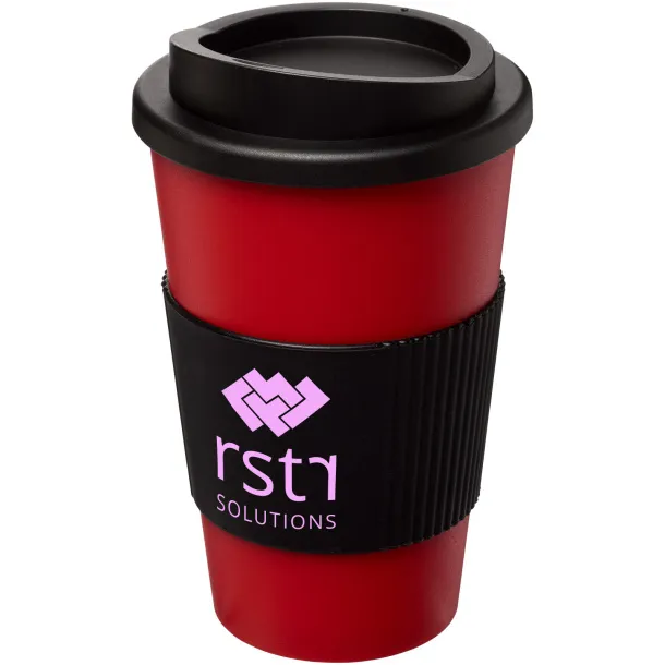 Americano® termo šalica, 350 ml Crvena Crna